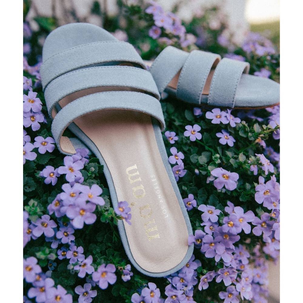 Ma'am Shoes Suede CJ Slide Sandals - Partnered with Madewell